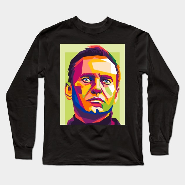 navalny Long Sleeve T-Shirt by cool pop art house